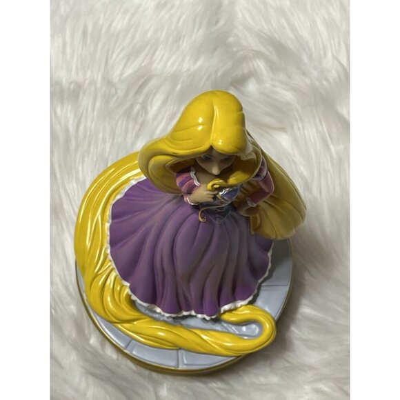 Peachtree Playthings Disney Tangled Rapunzel Coin Piggy Bank 9 1/2" PVC Purple - Picture 9 of 13
